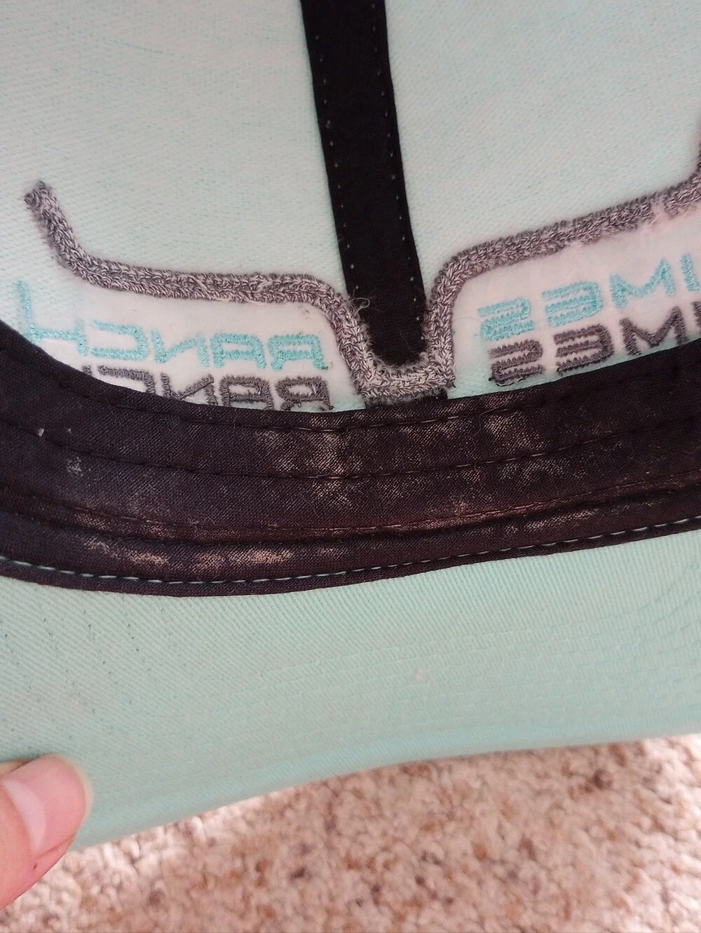 Kimes Ranch Blue Hat Cowboy Cowgirl Western Country Farm Rodeo